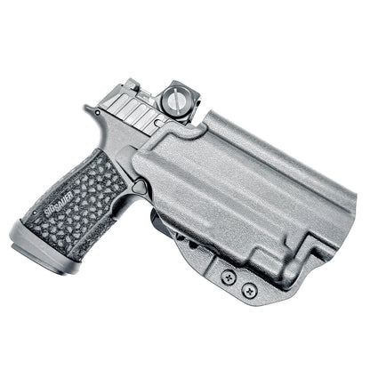Outside Waistband OWB Holster for the P365-FUSE & TLR-7 Sub in black with 4BROS 1.5" Belt Slide.