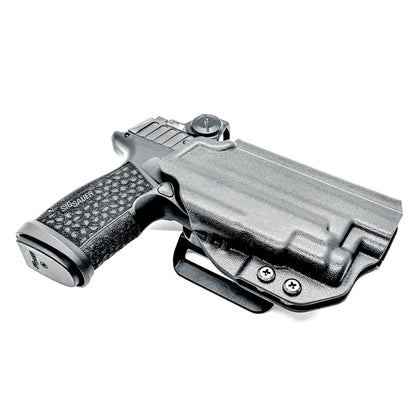 Outside Waistband OWB Holster for the P365-FUSE & TLR-7 Sub in black with 4BROS 1.5" Belt Slide.