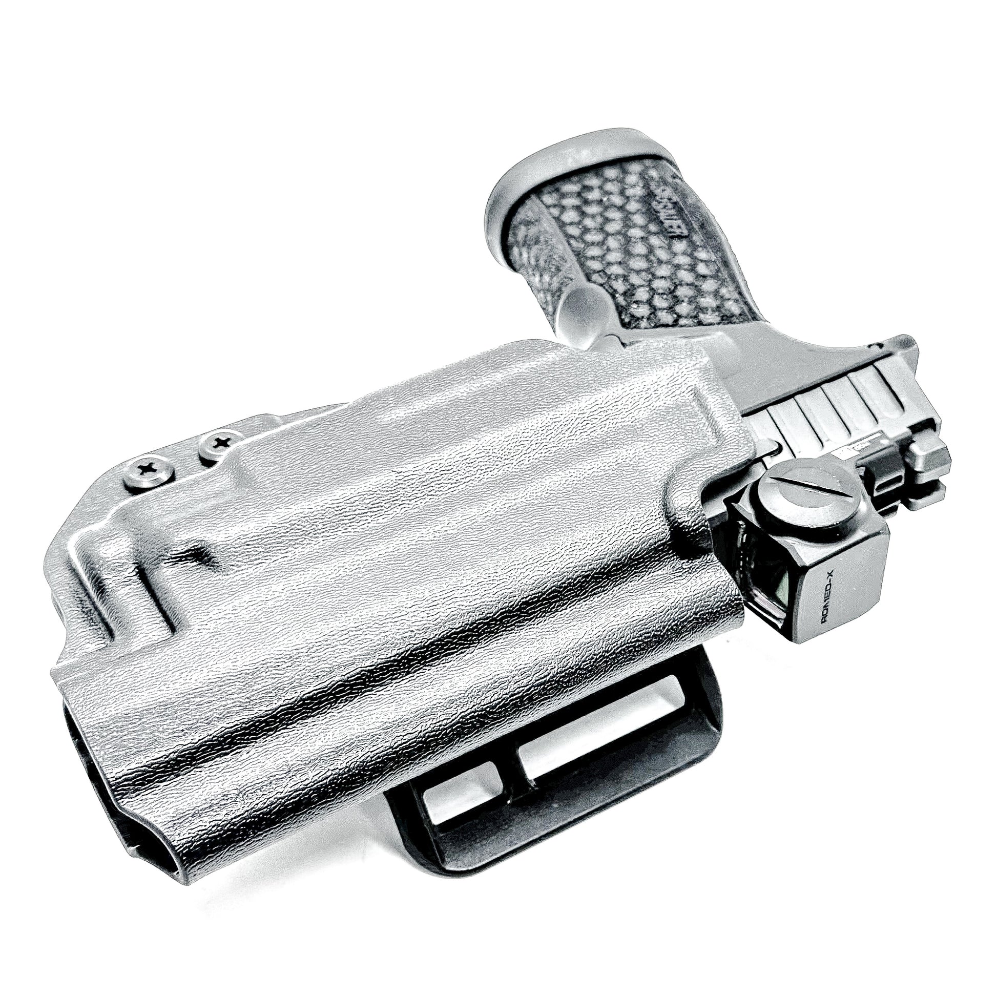 Outside Waistband OWB Holster for the P365-FUSE & TLR-7 Sub in black with 4BROS 1.5" Belt Slide.