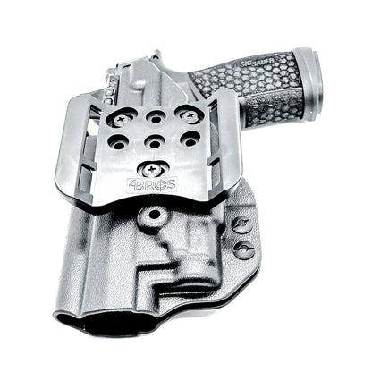 Outside Waistband OWB Holster for the P365-FUSE & TLR-7 Sub in black with 4BROS 1.5" Belt Slide.