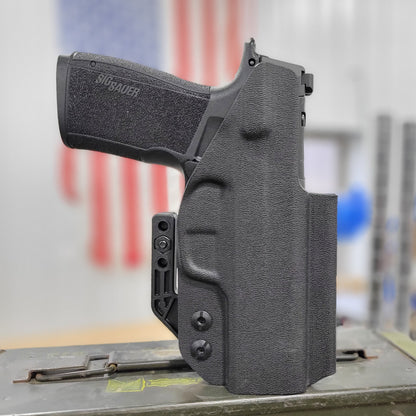 For the best IWB Kydex Inside Waistband Holster for the  Sig Sauer P365-XMACRO COMP, P365-XMACRO, and P365-XMACRO TACOPS handgun, shop Four Brothers Holsters.