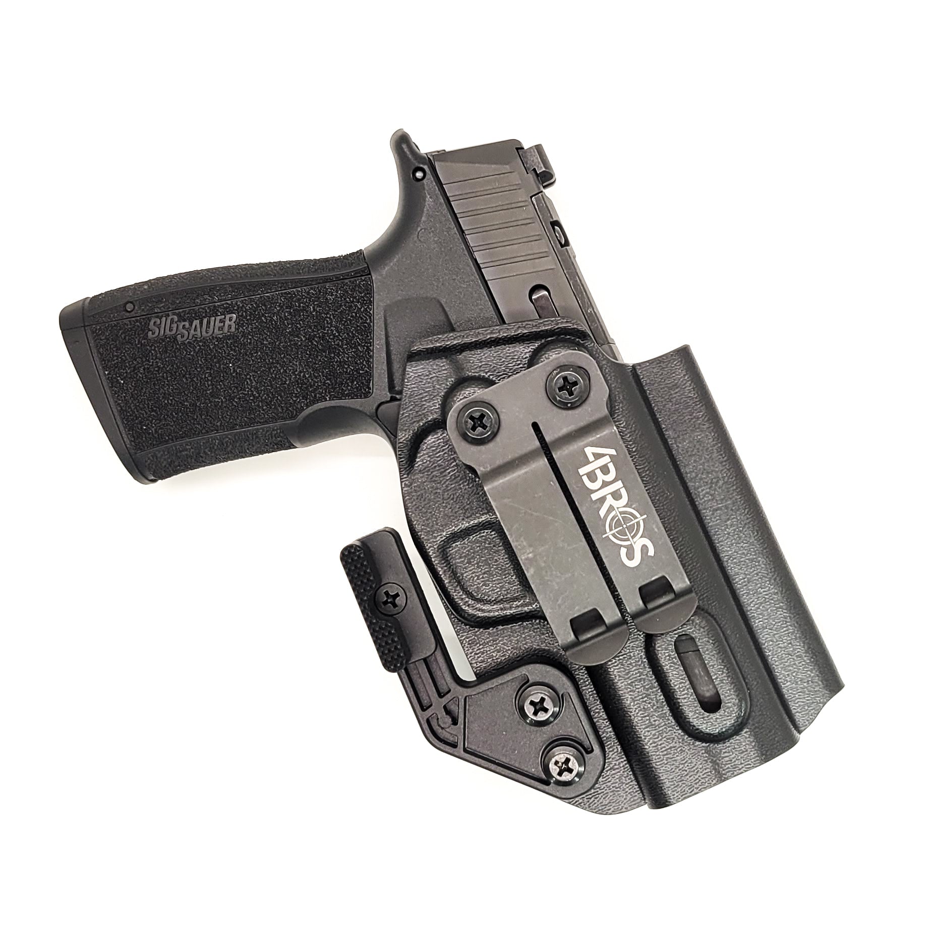 For the best IWB Kydex Inside Waistband Holster for the  Sig Sauer P365-XMACRO COMP, P365-XMACRO, and P365-XMACRO TACOPS handgun, shop Four Brothers Holsters.