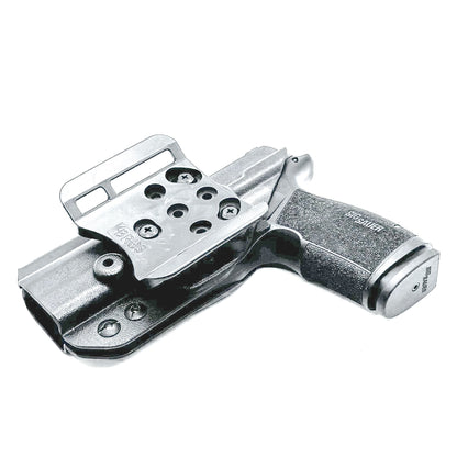 Sig Sauer P365-XMACRO Comp OWB holster in black with 4BROS 1.5" Belt 