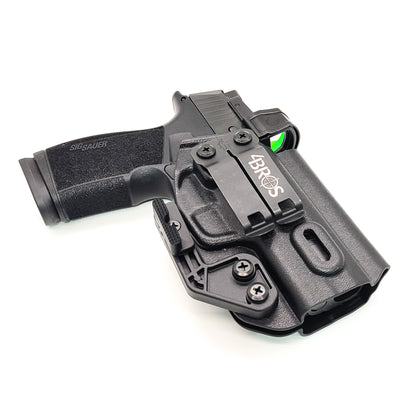 For the best IWB Kydex Inside Waistband Holster for the Sig Sauer P365-XMACRO ROMEOZERO ELITE, P365-XMACRO COMP, or P365-XMACRO, shop Four Brothers Holsters. 
