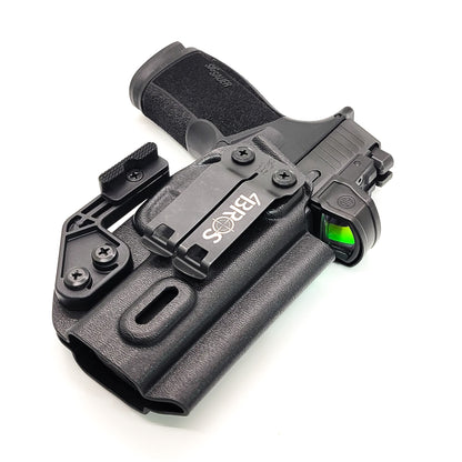 For the best IWB Kydex Inside Waistband Holster for the Sig Sauer P365-XMACRO ROMEOZERO ELITE, P365-XMACRO COMP, or P365-XMACRO, shop Four Brothers Holsters. 