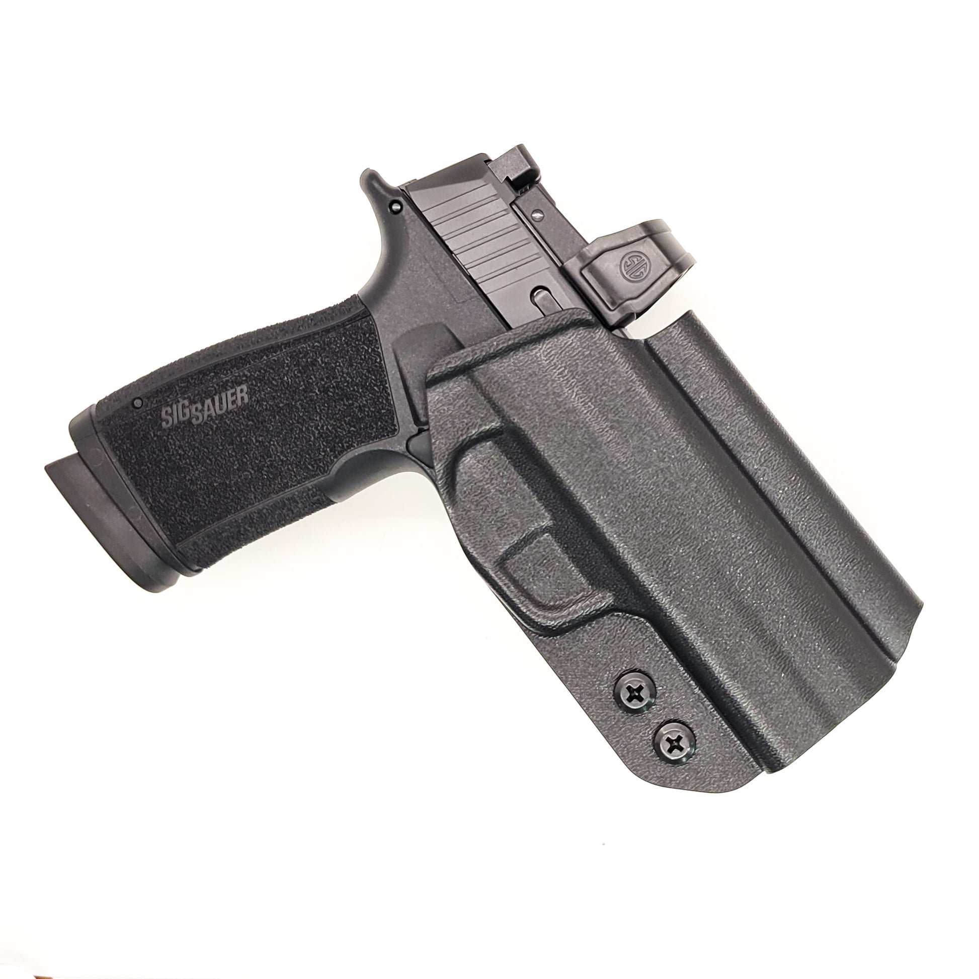 For the best Outside Waistband OWB Holster for the Sig Sauer P365-XMACRO COMP ROMEOZERO ELITE, P365-XMACRO COMP, and P365-XMACRO shop Four Brothers Holsters. 