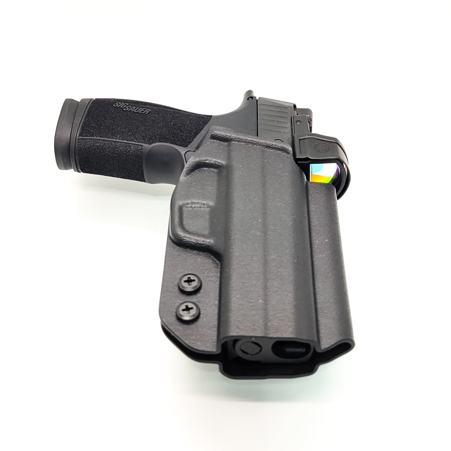 For the best Outside Waistband OWB Holster for the Sig Sauer P365-XMACRO COMP ROMEOZERO ELITE, P365-XMACRO COMP, and P365-XMACRO shop Four Brothers Holsters. 