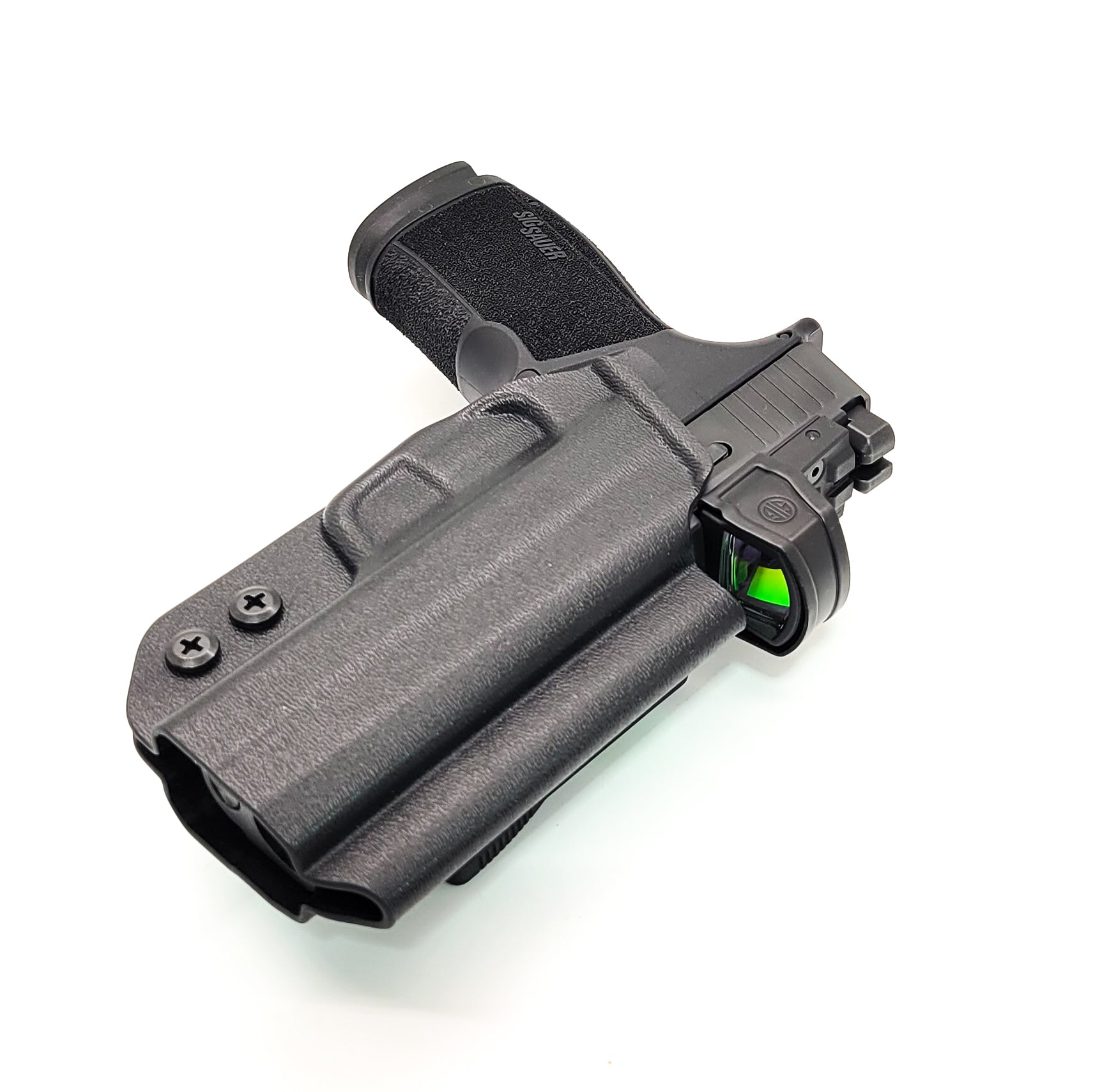 For the best Outside Waistband OWB Holster for the Sig Sauer P365-XMACRO COMP ROMEOZERO ELITE, P365-XMACRO COMP, and P365-XMACRO shop Four Brothers Holsters. 