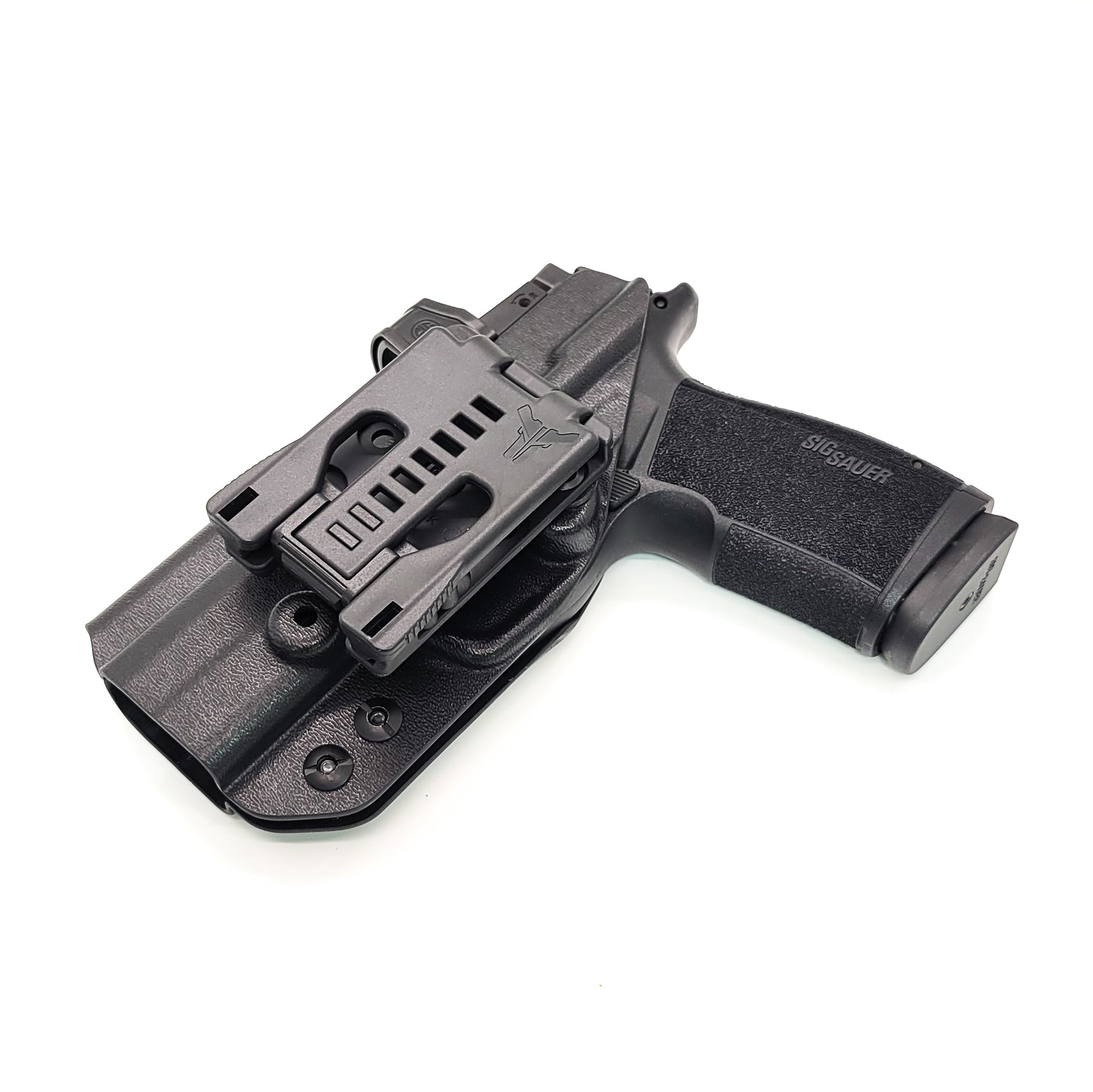 For the best Outside Waistband OWB Holster for the Sig Sauer P365-XMACRO COMP ROMEOZERO ELITE, P365-XMACRO COMP, and P365-XMACRO shop Four Brothers Holsters. 