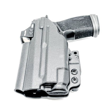 Black IWB Kydex Inside Waistband Holster for the Sig Sauer P365-XMACRO COMP with Streamlight TLR-7 X & TLR-7 A with DCC Monoblock and a modwing.