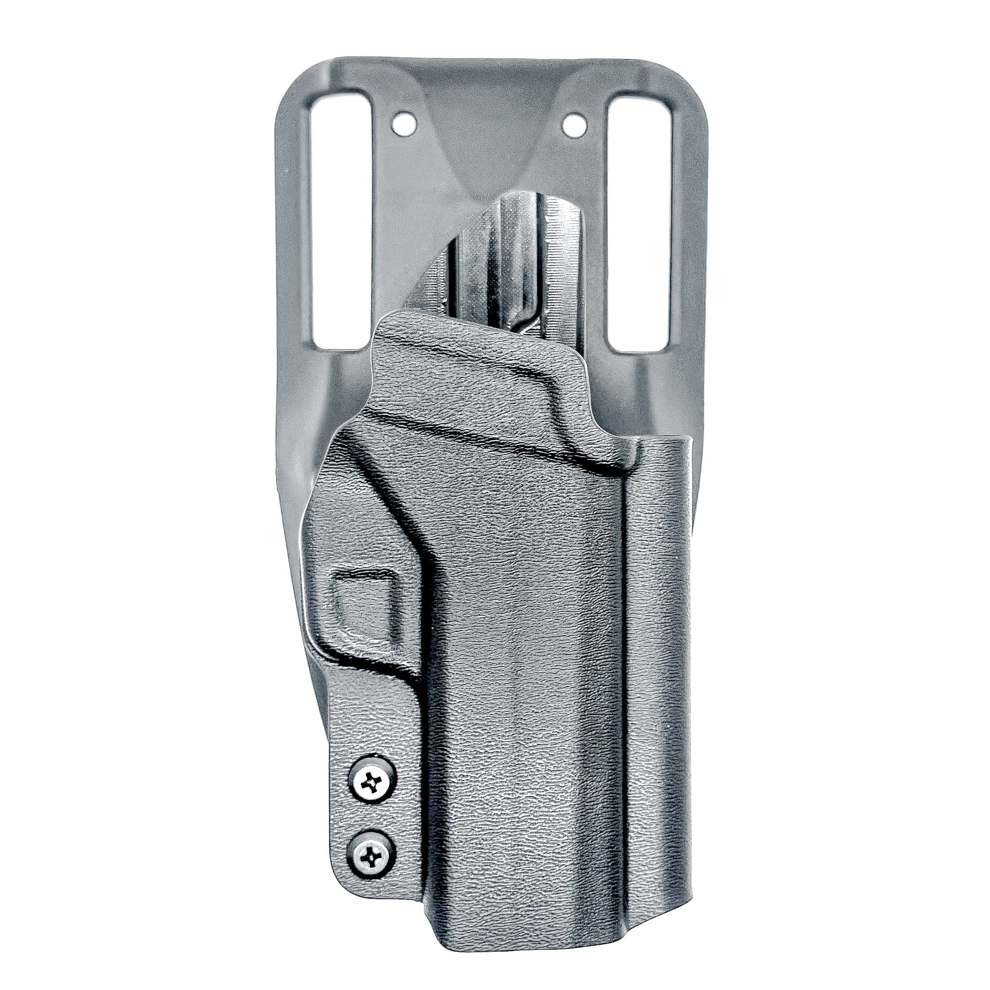Black OWB light duty and competition holster for Sig Sauer P365-XMACRO. Red dot ready, threaded barrel compatible. 
