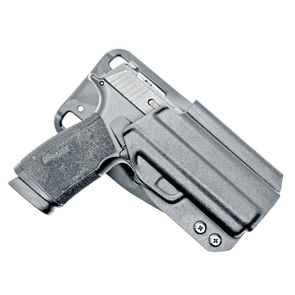 Sig Sauer P365-XMACRO Gas Pedal Duty & Competition Holster (MACRO) with Duty Drop in black.