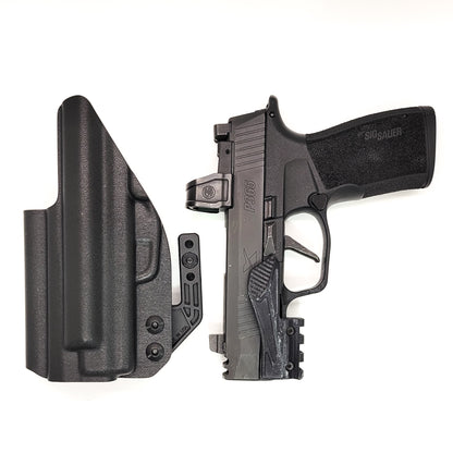 For the best IWB Kydex Inside Waistband Holster for the Sig Sauer P365-XMACRO or P365-XMACRO COMP with the GoGunsUSA Gas Pedal. shop Four Brothers holsters. 