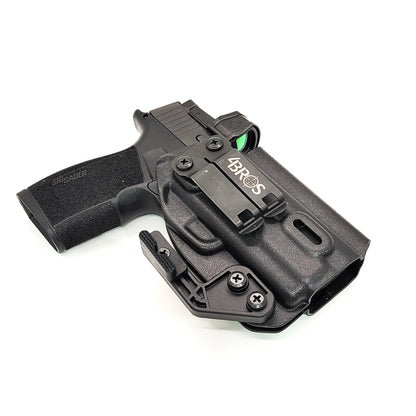 For the best IWB Kydex Inside Waistband Holster for the Sig Sauer P365-XMACRO or P365-XMACRO COMP with the GoGunsUSA Gas Pedal. shop Four Brothers holsters. 