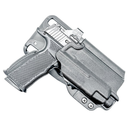 Four Brothers Duty & Competition holster for the Sig Sauer P365-XMACRO, Icarus Precision A.C.E. 365 "X" MACRO Grip Module & Streamlight TLR-7 X or TLR-7 A