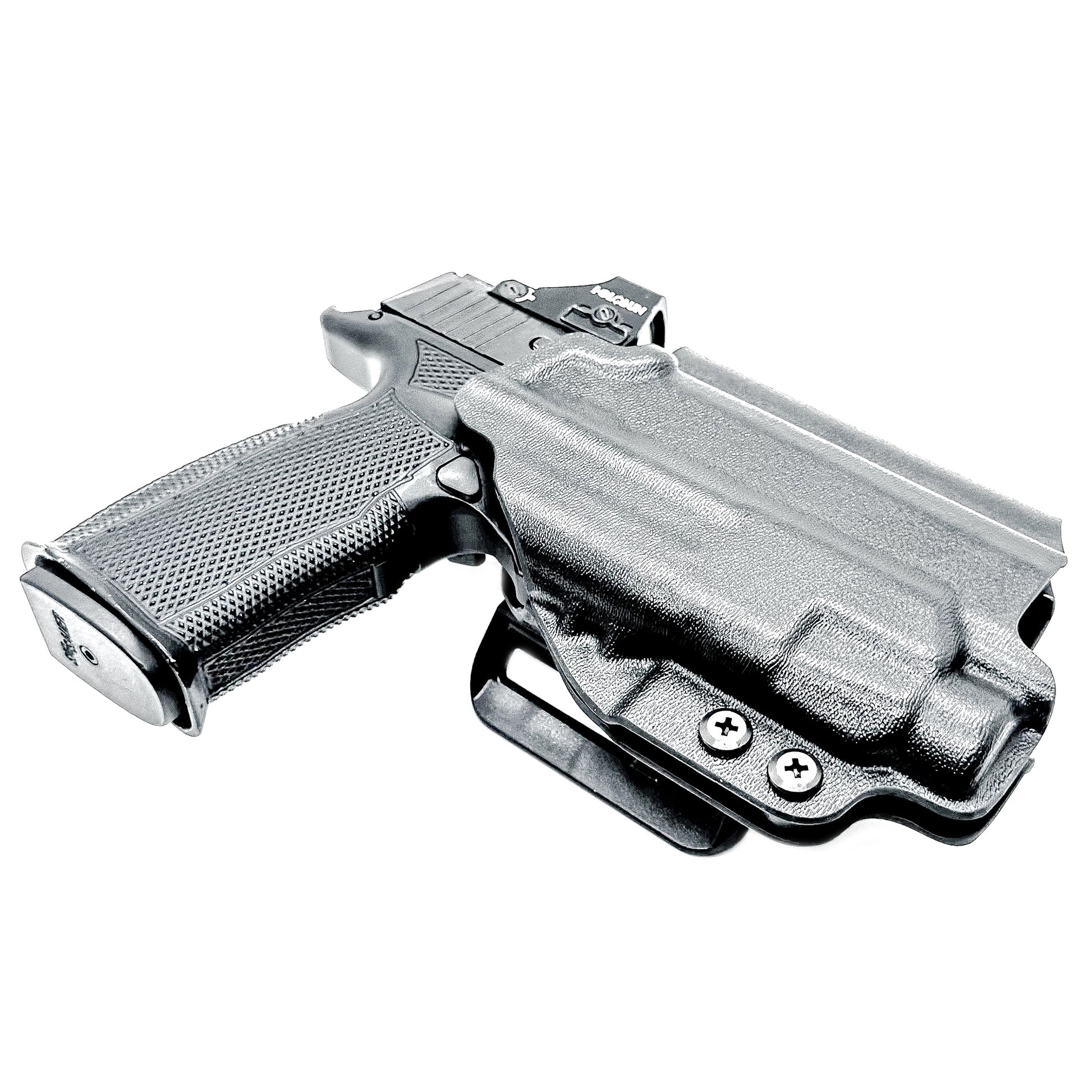 For the best OWB Outside Waistband Holster for the Sig Sauer P365-XMACRO & Icarus Precision A.C.E. Grip Module & TLR-7 HL-X, shop Four Brothers Holsters