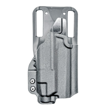 Duty & Competition Holster in black for the Sig Sauer P365-XMACRO & Icarus Precision A.C.E. Module & TLR-7 HL-X with a Duty Drop attachment. 