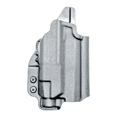 Black OWB holster for the Sig Sauer P365-XMACRO & Icarus Precision A.C.E. Module & TLR-7 HL-X with 4BROS 1.5" Belt Slide.