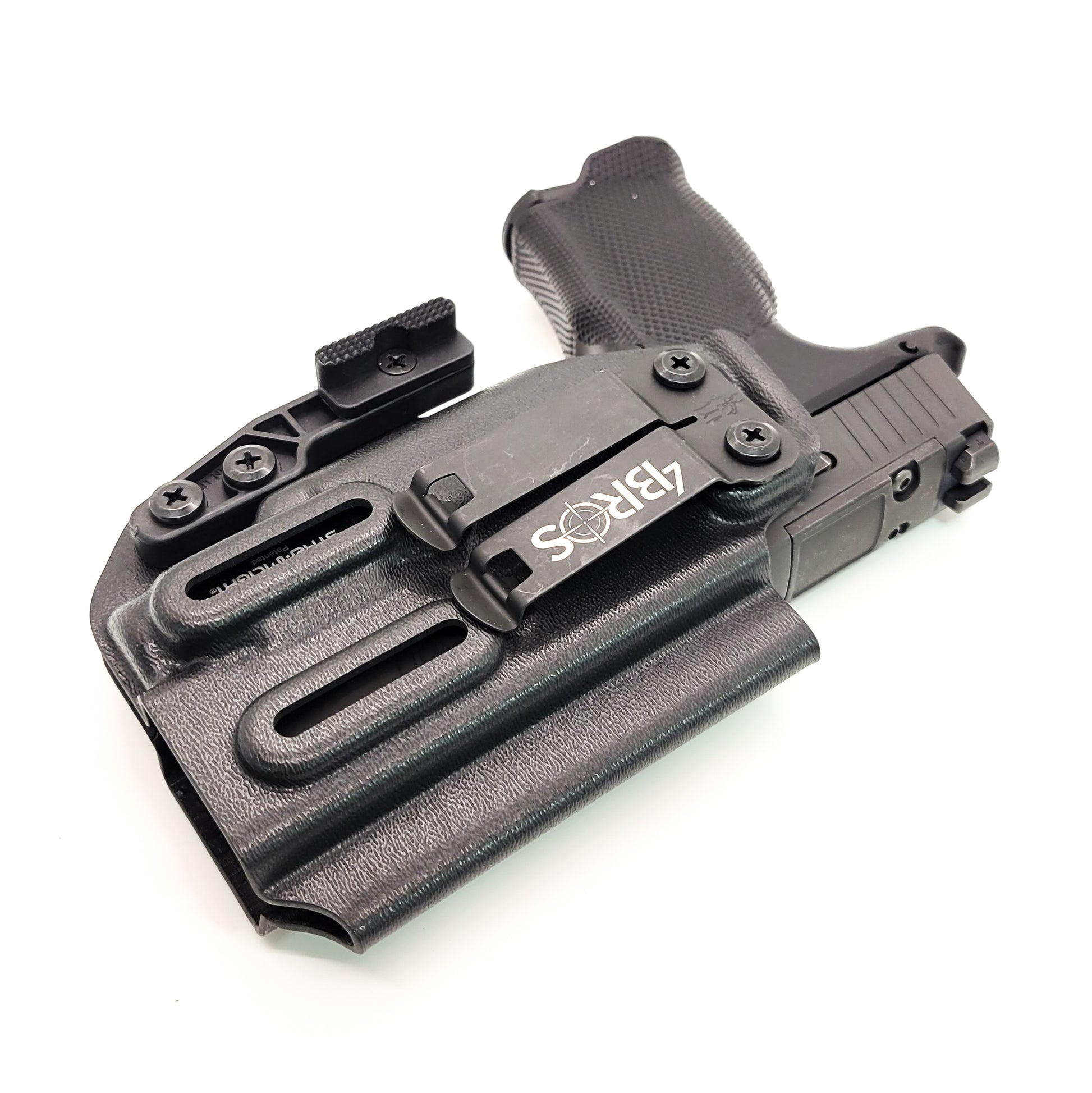 Four Brothers Sig Sauer P365-XMACRO with the Icarus Precision A.C.E. 365 X MACRO Grip Module & Streamlight 1913 version TLR-7 Sub, IWB Inside Waistband Holster