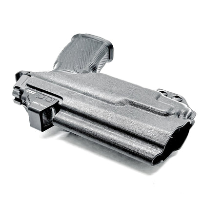Inside Waistband holster for the Sig P365-XMACRO & Icarus Precision A.C.E. module with TLR-7 Z or A ligght in black with DCC Monoblock and Modwing. 