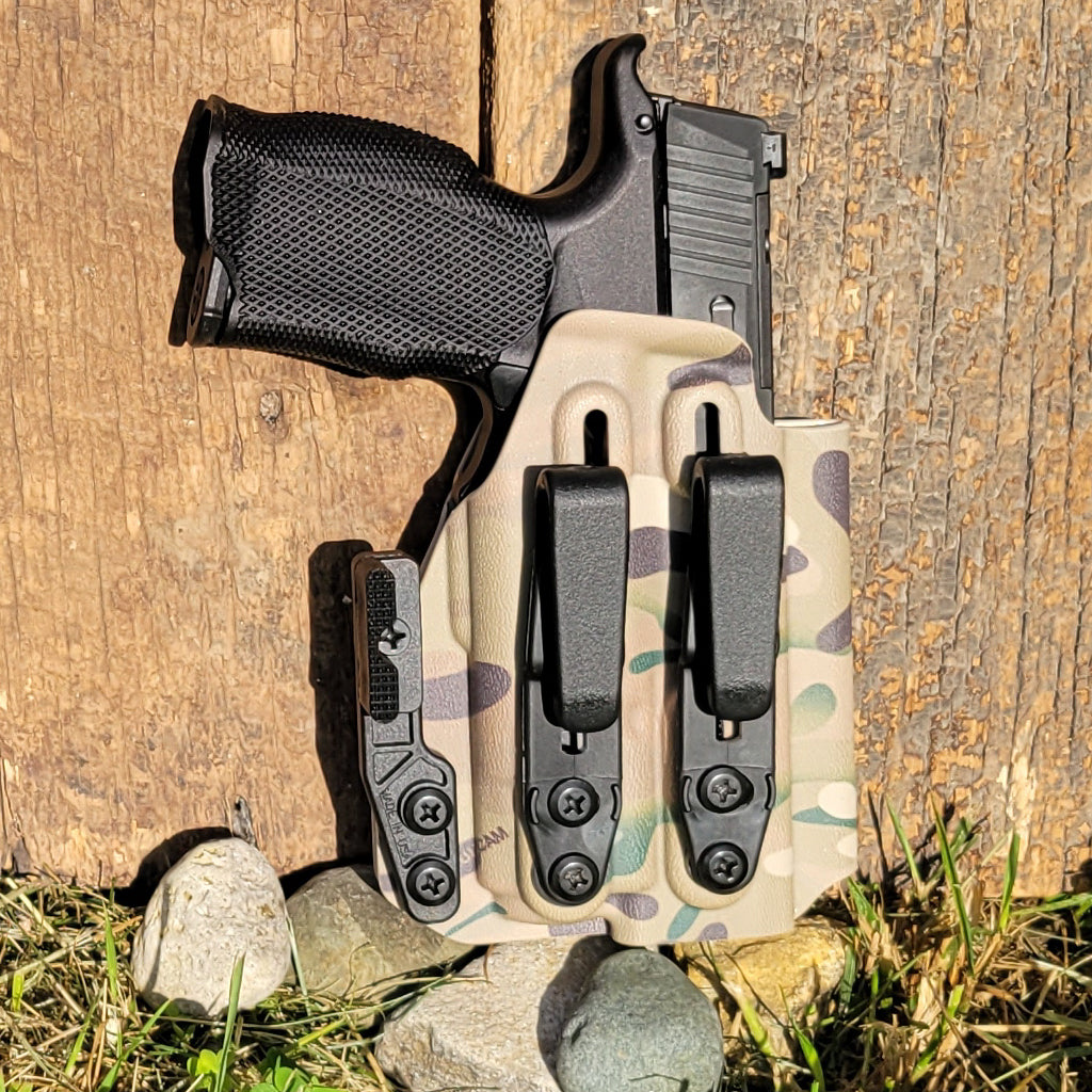 Four Brothers Sig Sauer P365-XMACRO with the Icarus Precision A.C.E. 365 "X" MACRO Grip Module Streamlight TLR-7A or TLR-7 X IWB AIWB Inside Waistband Holster