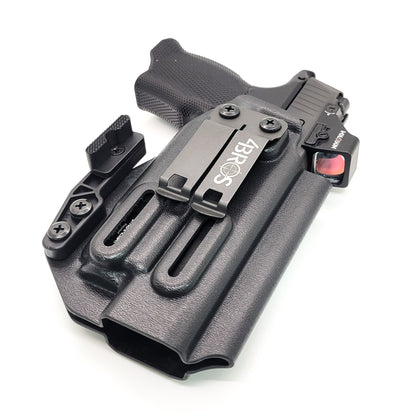 Four Brothers Sig Sauer P365-XMACRO with the Icarus Precision A.C.E. 365 "XL+" MACRO Grip Module & Streamlight TLR-7 A & X, IWB AIWB Inside Waistband Holster