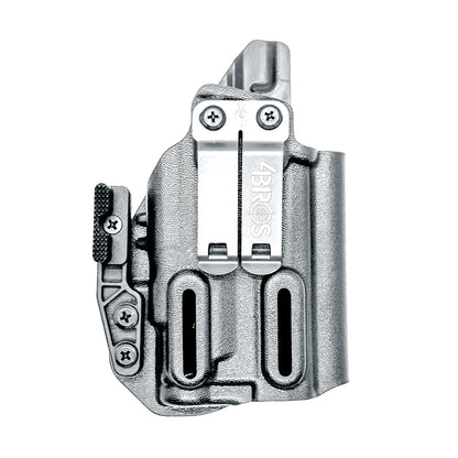 Black IWB holster for the Sig P365-XMACRO TACOPS & TLR-7 Sub Light with DCC Monoblock and Modwing.