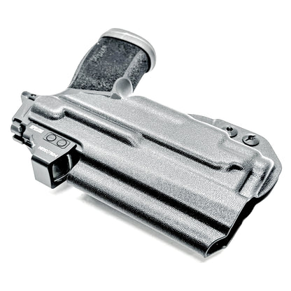 Black IWB holster for the Sig P365-XMACRO TACOPS & TLR-7 Sub Light with DCC Monoblock and Modwing.