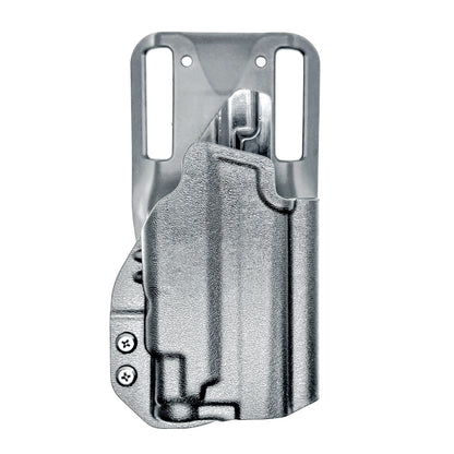 Duty and Competition holster for the Sig Sauer P365-XMACRO & Streamlight TLR-7 Sub in black with the Blade-Tech Duty Drop attachment.