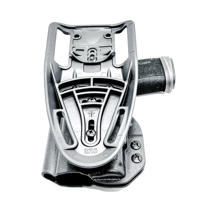 Duty and Competition holster for the Sig Sauer P365-XMACRO & Streamlight TLR-7 Sub in black with the Blade-Tech Duty Drop attachment.
