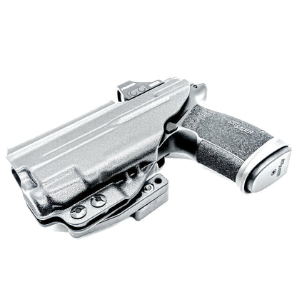 IWB Kydex Inside Waistband Holster for the Sig Sauer P365-XMACRO with Streamlight TLR-7 X & TLR-7 A in black with a DCC Monoblock and a modwing.