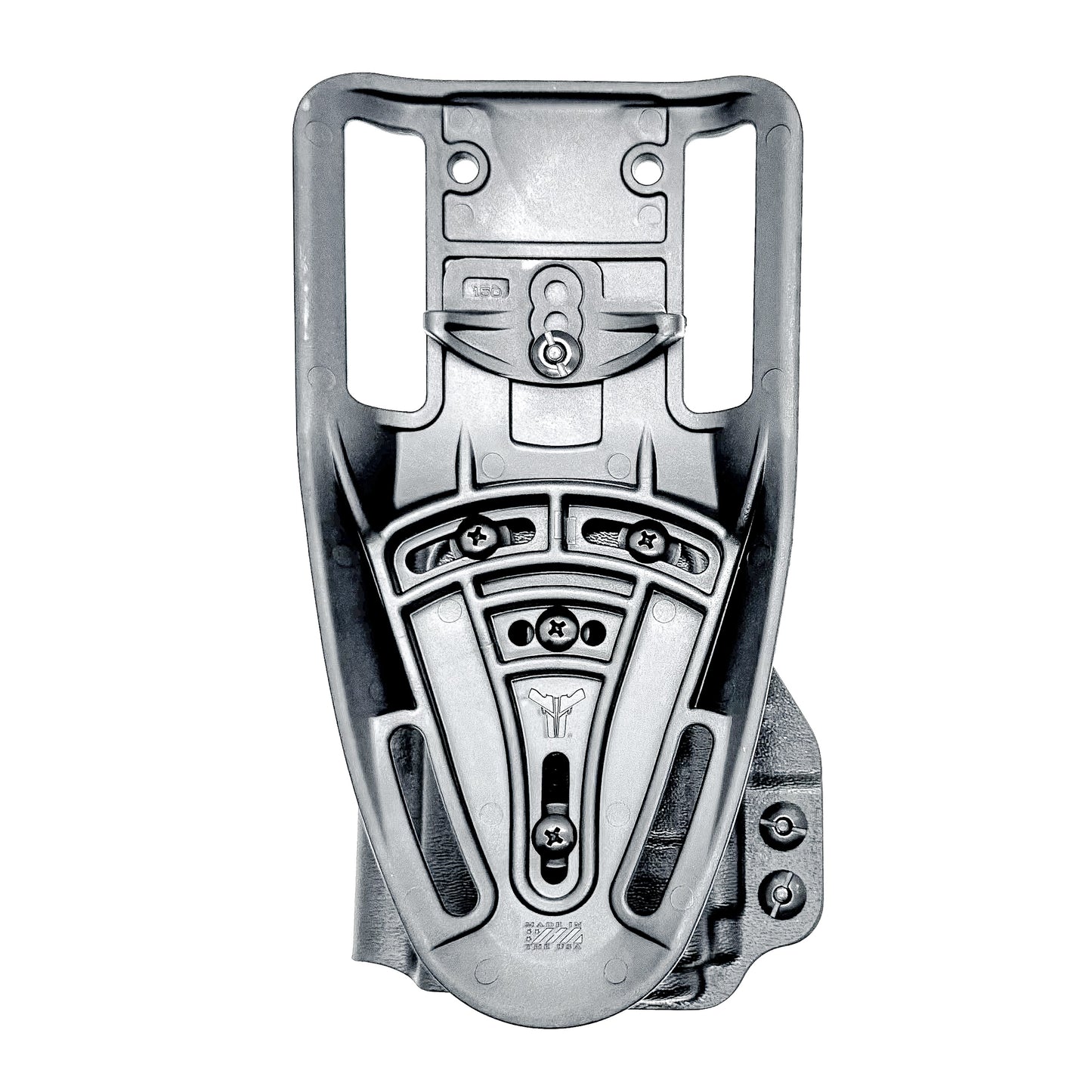 Black Duty & Competition OWB Kydex Holster for the Sig Sauer P365-XMACRO with Streamlight TLR-8 Sub or TLR-8 G Sub with duty drop attachment.