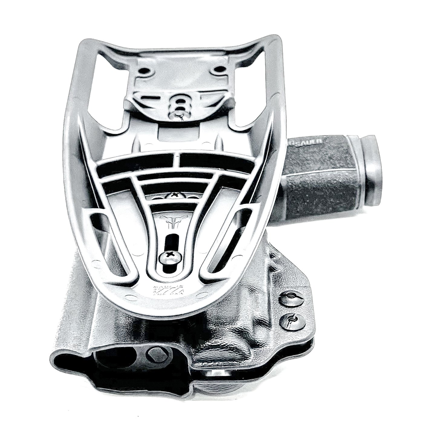 Black Duty & Competition OWB Kydex Holster for the Sig Sauer P365-XMACRO with Streamlight TLR-8 Sub or TLR-8 G Sub with duty drop attachment.