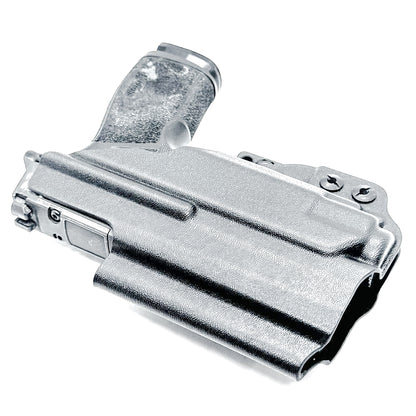 Black IWB AIWB Inside Waistband Kydex Holster for the Sig Sauer P365-XMACRO with Streamlight TLR-8 Sub or TLR-8 G with DCC Monoblock and a Modwing.