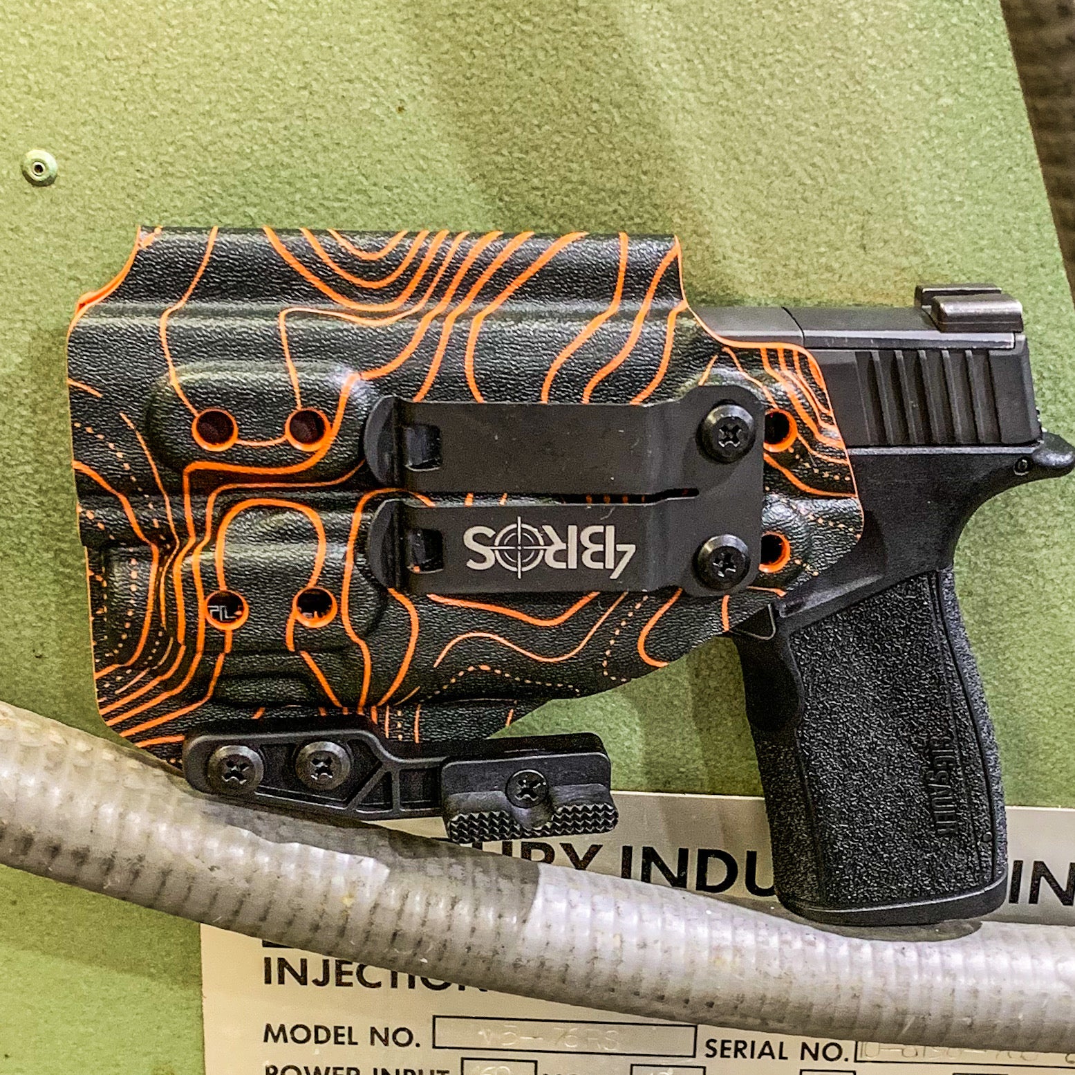 For the best IWB AIWB Inside Waistband Kydex Holster for the Sig Sauer P365-XMACRO with Streamlight TLR-8 Sub or TLR-8 G sub shop Four Brothers 4BROS Holsters.