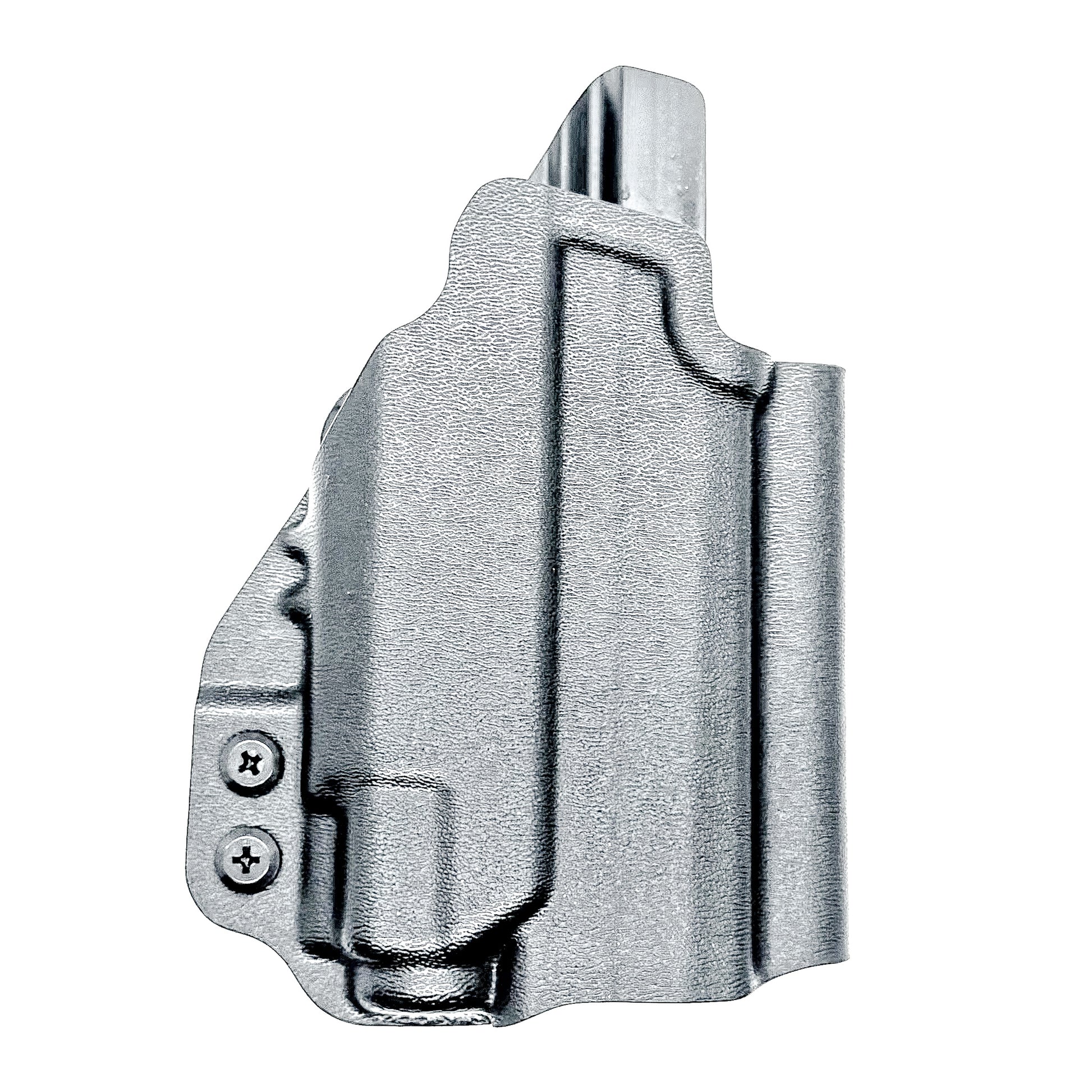 Black Outside Waistband OWB Kydex Holster for the Sig Sauer P365-XMACRO with Streamlight TLR-8 Sub or TLR-8 G Sub with 4BROS 1.5" Belt Slide.