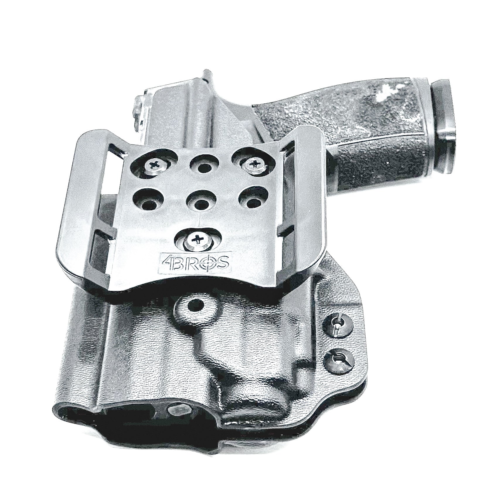 Black Outside Waistband OWB Kydex Holster for the Sig Sauer P365-XMACRO with Streamlight TLR-8 Sub or TLR-8 G Sub with 4BROS 1.5" Belt Slide.