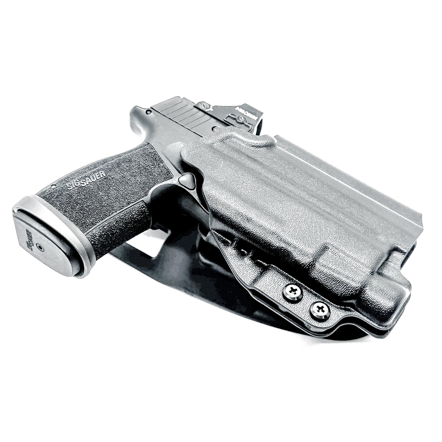 Sig Sauer P365-XMACRO & Streamlight TLR-7 HL-X Outside Waistband Light Duty & Competition Holster. OWB, compatible with TLR-7A & TLR-7 X, made in the USA.