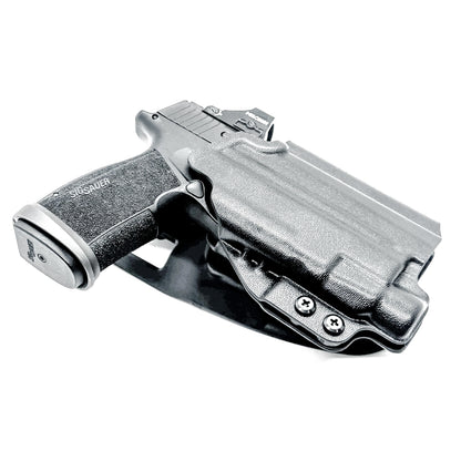 Sig Sauer P365-XMACRO & Streamlight TLR-7 HL-X Outside Waistband Light Duty & Competition Holster. OWB, compatible with TLR-7A & TLR-7 X, made in the USA.