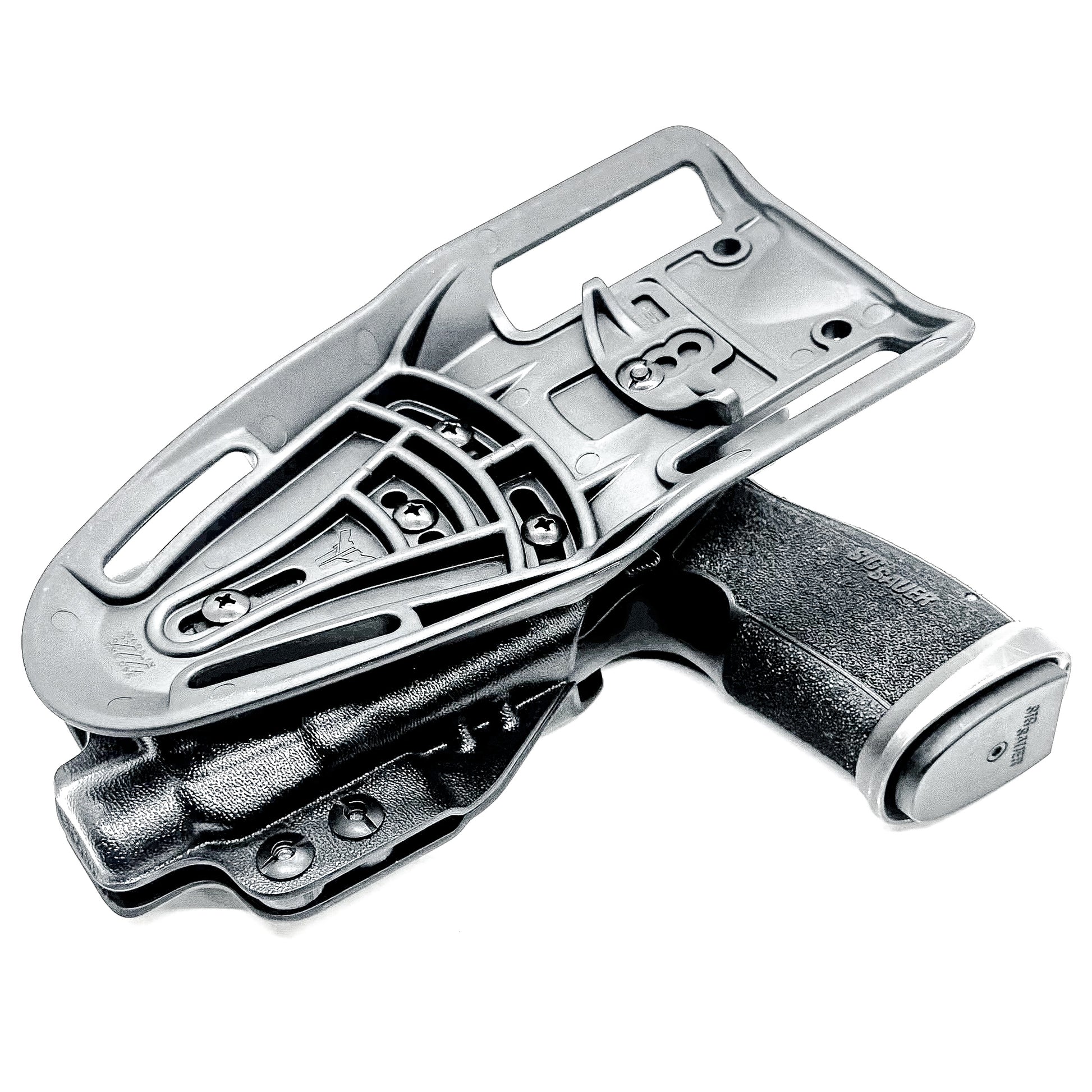 Sig Sauer P365-XMACRO & Streamlight TLR-7 HL-X Outside Waistband Light Duty & Competition Holster. OWB, compatible with TLR-7A & TLR-7 X, made in the USA.