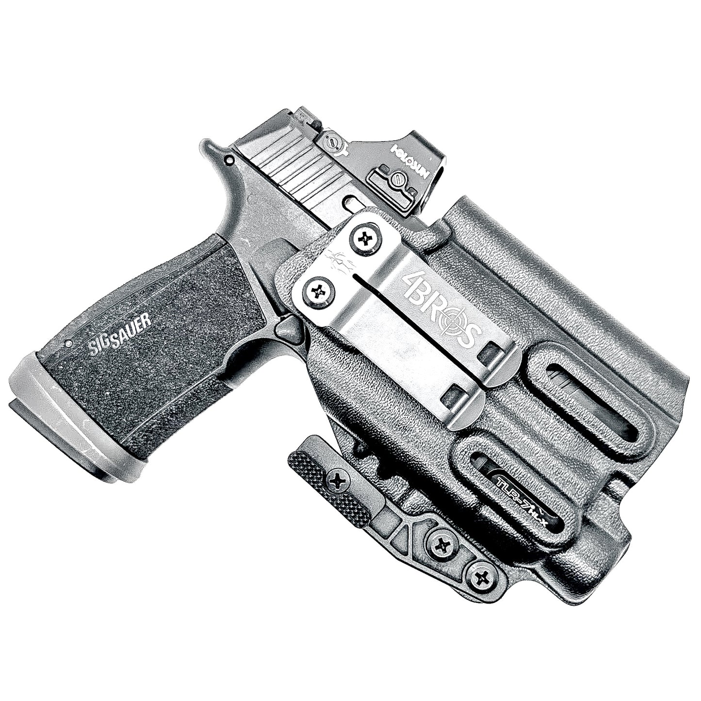 Sig Sauer P365-XMACRO & Streamlight TLR-7 HL-X Inside Waistband Holster. IWB carry, compatible with TLR-7A & TLR-7 X, optics-ready, made in the USA.