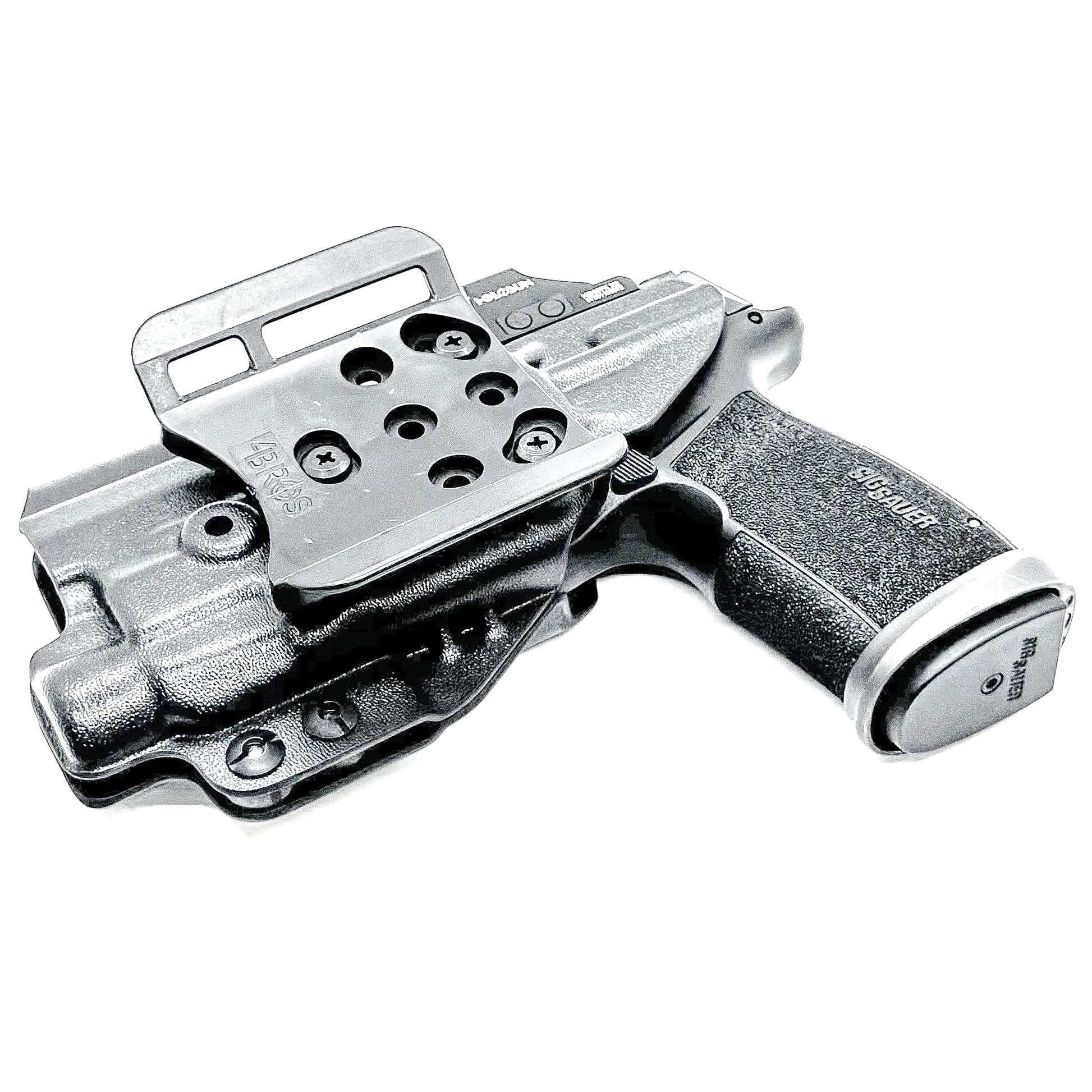 Sig Sauer P365-XMACRO & Streamlight TLR-7 HL-X Outside Waistband Holster. OWB carry, compatible with TLR-7A & TLR-7 X, optics-ready, made in the USA.