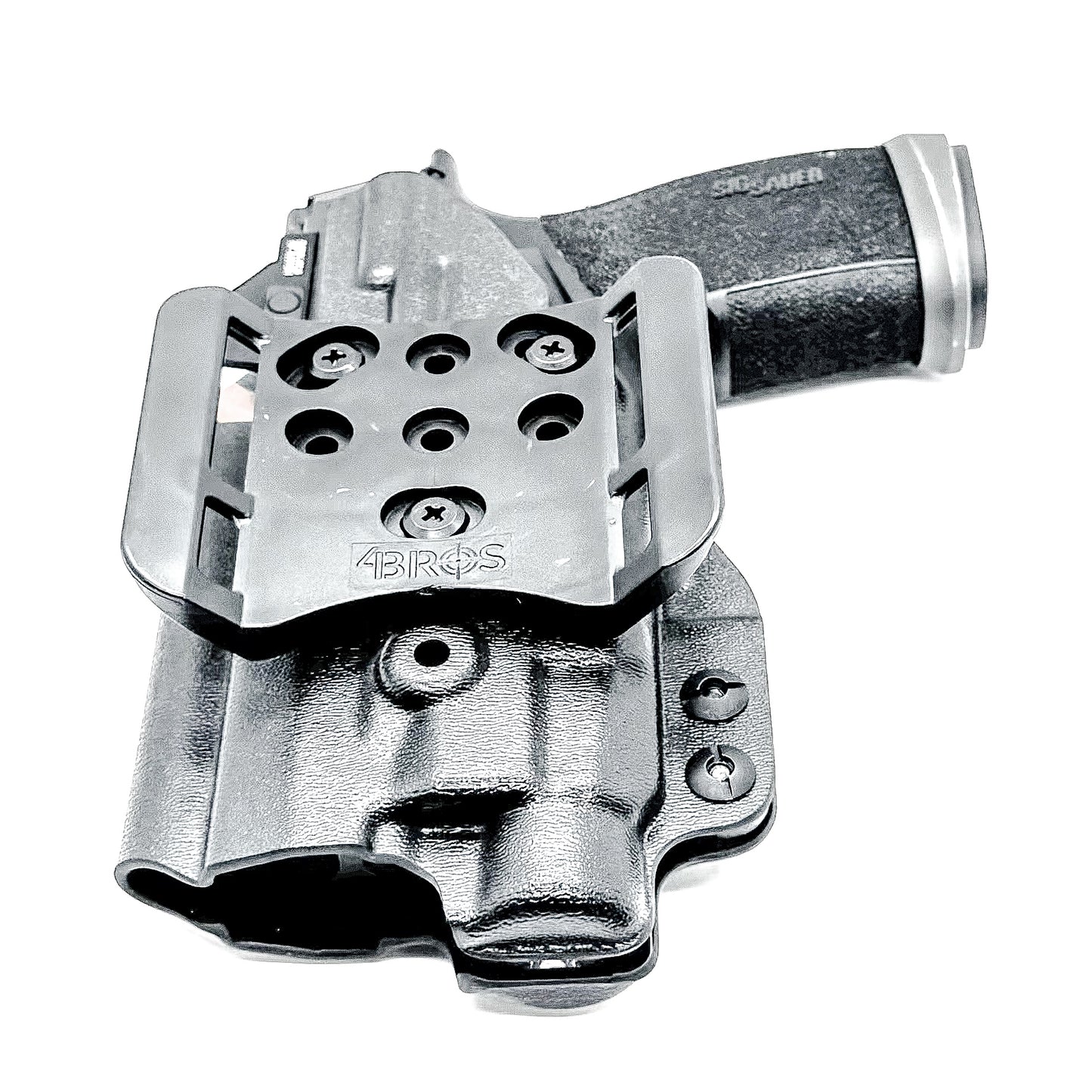 Sig Sauer P365-XMACRO & Streamlight TLR-7 HL-X Outside Waistband Holster. OWB carry, compatible with TLR-7A & TLR-7 X, optics-ready, made in the USA.
