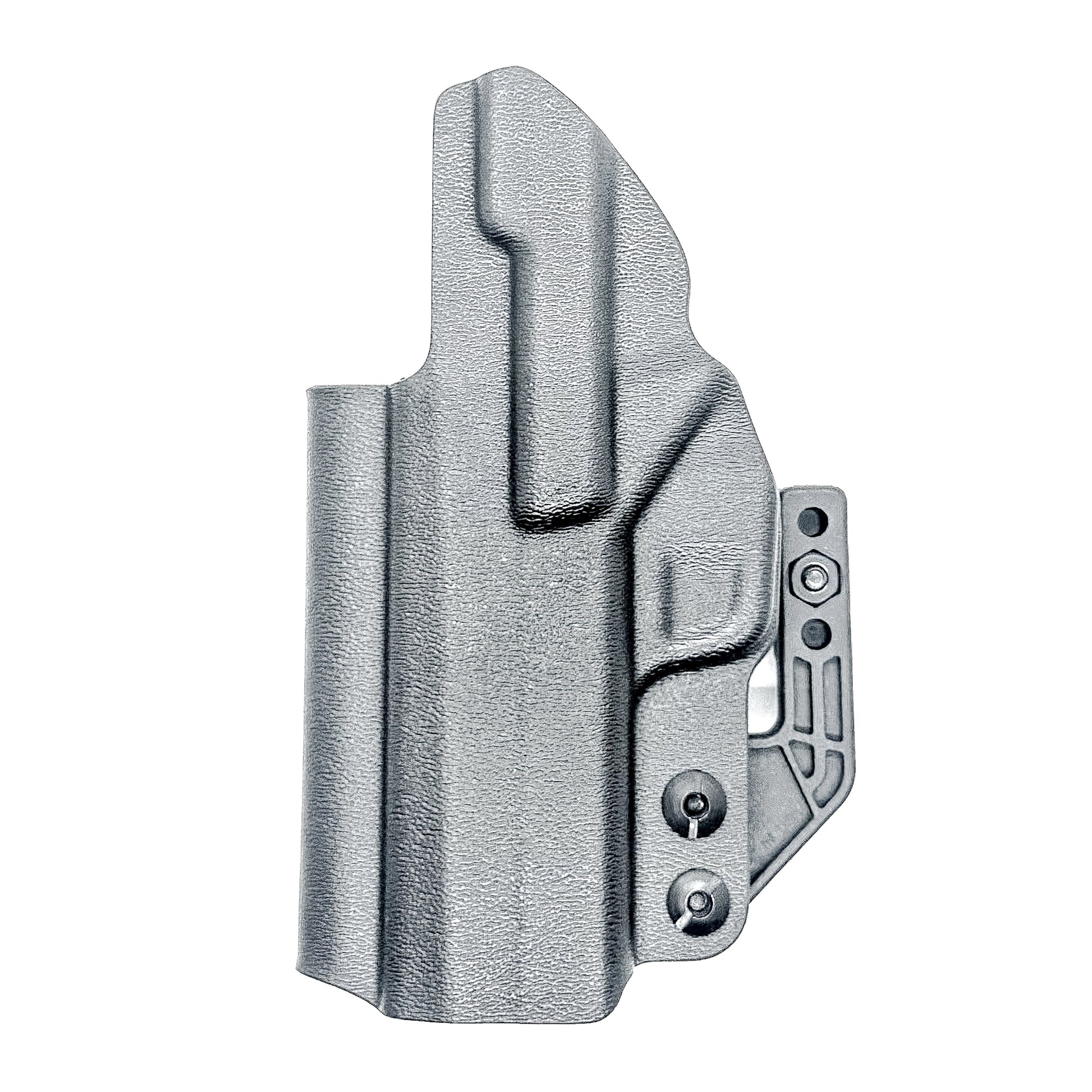 Inside Waistband Holster for the Sig Sauer P365-XMacro Tacops with Monoblock and Modwing in black.