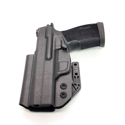 For the best IWB Kydex Inside Waistband Holster for the Sig Sauer P365-XMACRO TACOPS, P365-XMACRO COMP, or P365-XMACRO shop Four Brothers 4BROS holsters.  