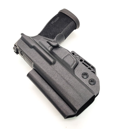 For the best IWB Kydex Inside Waistband Holster for the Sig Sauer P365-XMACRO TACOPS, P365-XMACRO COMP, or P365-XMACRO shop Four Brothers 4BROS holsters.  