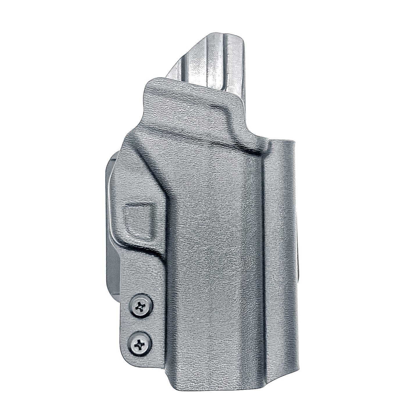 Black Sig Sauer P365-XMACRO Tacops  Outside Waistband holster with 4BROS 1.5" Belt Slide.