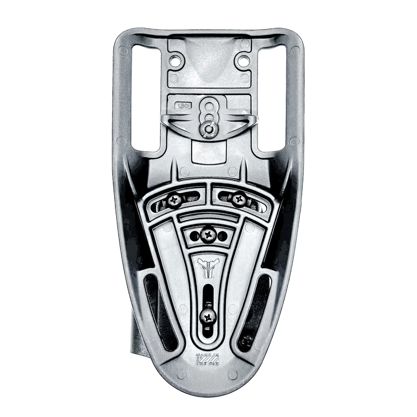 Black Outside Waistband Light Duty & Competition Style Holster for the Sig Sauer P365XL handgun with Blade-Tech Duty Drop.