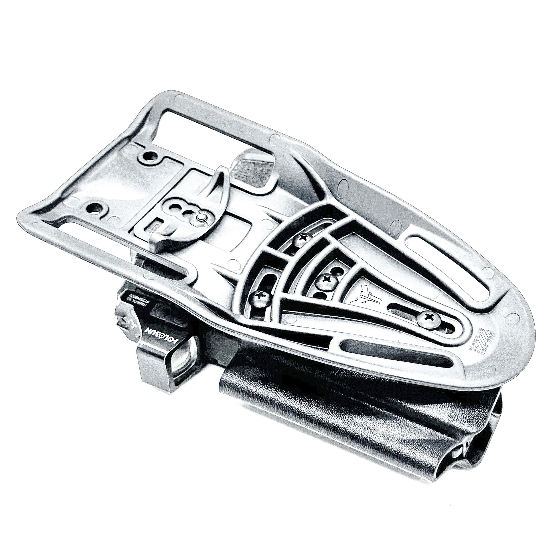 Black Outside Waistband Light Duty & Competition Style Holster for the Sig Sauer P365XL handgun with Blade-Tech Duty Drop.