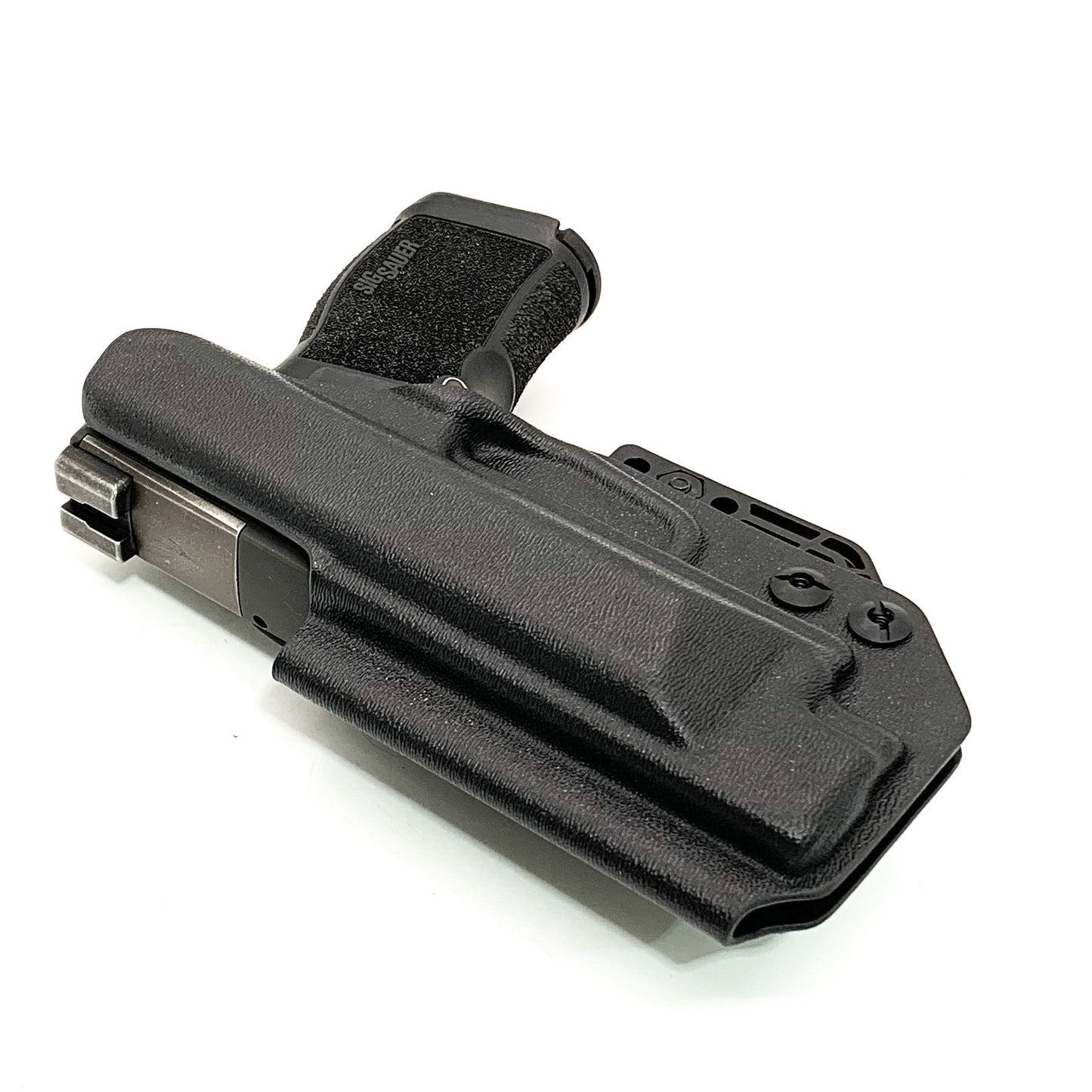For the best  IWB holster for the Sig Sauer P365XL P365X, P365XL Spectre,  P365X/XL RomeoZero & P365 SAS & Go Guns Gas Pedal shop Four Brothers Holsters. 